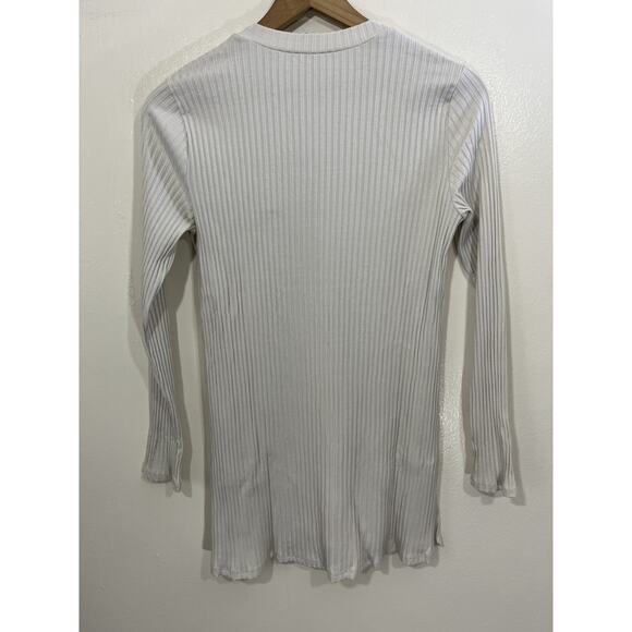Eileen Fisher Texture Stretch Rib Tencel Minimal Scandi Top Capsule Quiet Luxe S - Picture 2 of 16